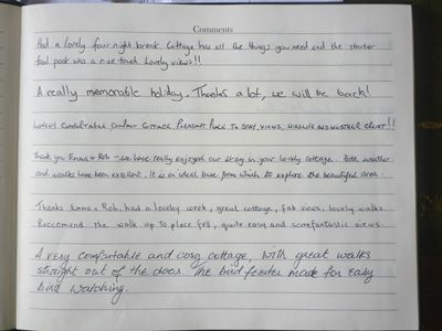 The How Cottage in Patterdale Guest Comments